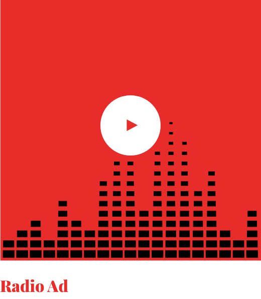 Messages radio afin de joindre les différents segments de clientèle du Musée